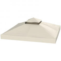 Náhradní střecha pro 3x3 m | krémově bílá č.1