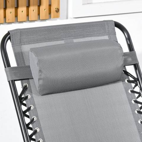 Zahradní houpací křeslo s polštářem, 95 x 64 x 106 cm | světle šedé č.4