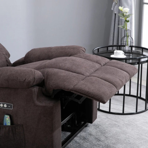 Luxusní relaxační křeslo Miles | hnědé č.6