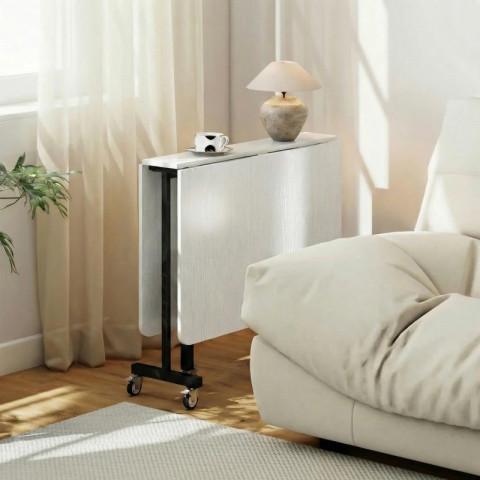 Rozkládací jídelní stůl pro 4-6 osob | bílý č.4