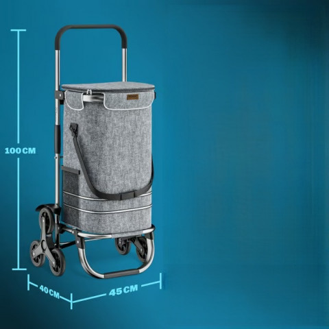 Nákupní vozík | šedý č.2