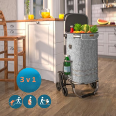 Nákupní vozík | šedý č.3