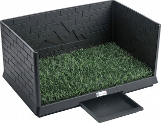 Psí toaleta 75 x 51 cm | zelená + černá č.1