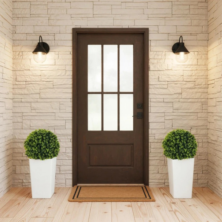 Sada 2 umělých eukalyptových koulí 65 cm | zelené