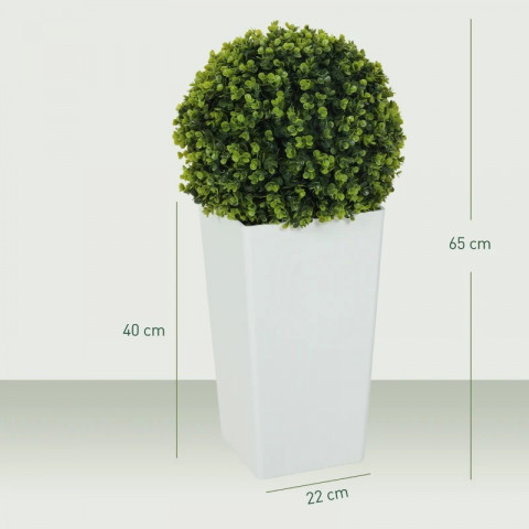 Sada 2 umělých eukalyptových koulí 65 cm | zelené č.3