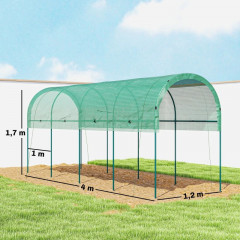 Fóliovník 4 x 1,2 x 1,7 m | zelený č.3