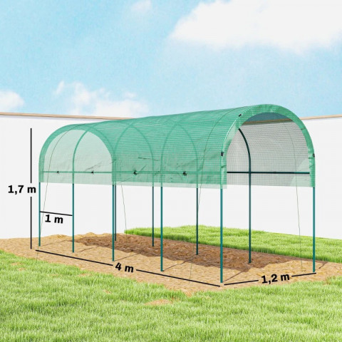 Fóliovník 4 x 1,2 x 1,7 m | zelený č.3