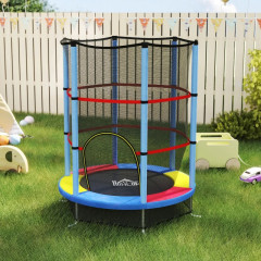 Dětská trampolína, průměr 140 cm | vícebarevná