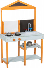 Dětská venkovní kuchyňka na hraní | světle modrá č.1