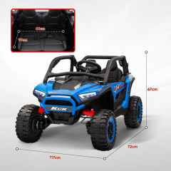 Dětské elektrické terénní auto | modré č.2
