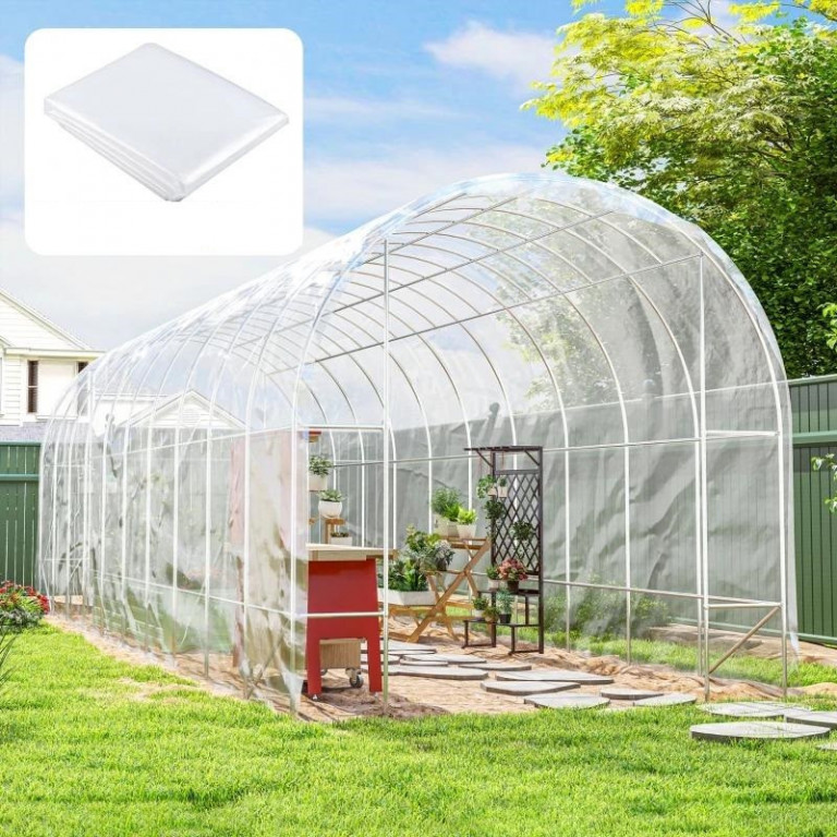 Skleníková fólie 8x10 m | průhledná