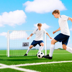 Fotbalová branka 186x62x123 cm | bílá č.1