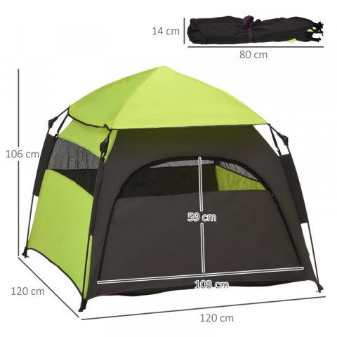 Stan pro domácí mazlíčky |zelený+černý č.3