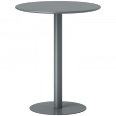 Jídelní stůl 60 x 60 cm kulatý | šedý č.2