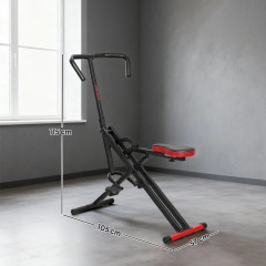 Multifunkční fitness trenažér s nosností 100 kg | černý č.2