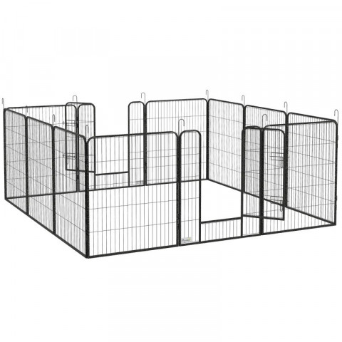 Ohrádka pro štěňata 100 cm vysoká | šedá č.4