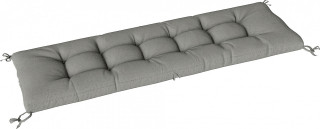 Polštář na venkovní lavici 198 x 65 x 13 cm | světle šedý č.1