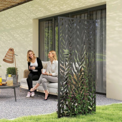 Rozdělovač místností 65 x 130 cm | černý č.1