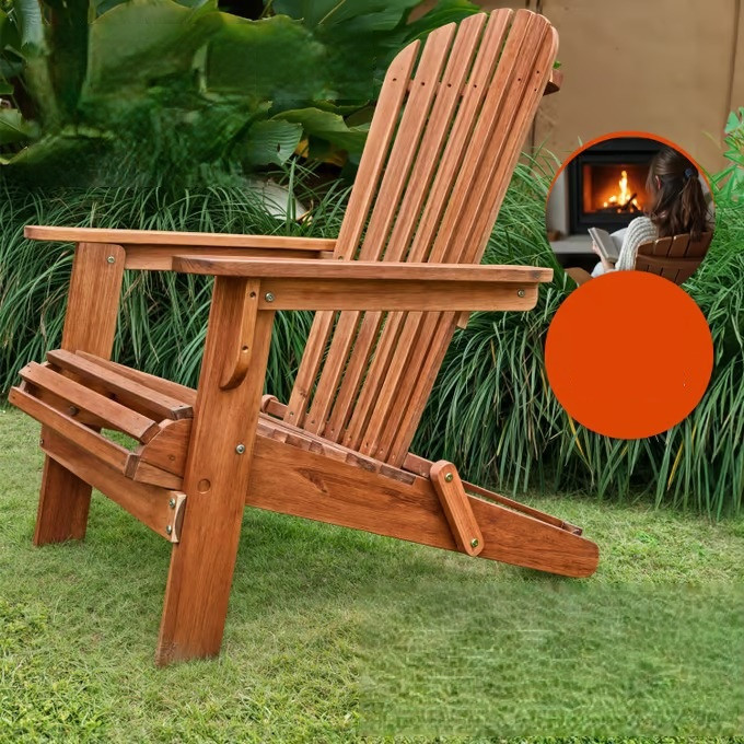Skládací lehátko Adirondack z akáciového dřeva