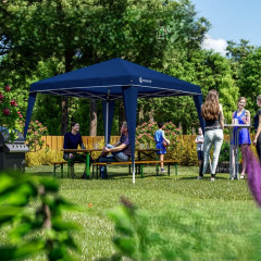 Skládací altán Capri 3x3m | tmavě modrý č.1