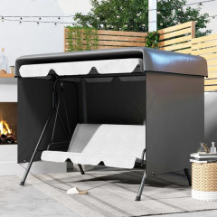 Kryt na houpačku 215 x 155 x 150 cm | šedý č.1