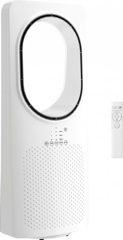 Bezlopatkový stojanový ventilátor | bílý