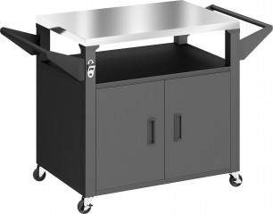 Kuchyňský servírovací vozík 117 x 55 x 78 cm | černý č.1