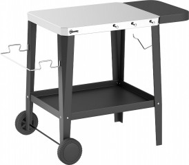 Kuchyňský servírovací vozík 115 x 67,5 x 80,5 cm | černý č.1