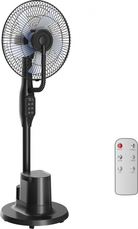 Tichý mlhový ventilátor 90 W | černý