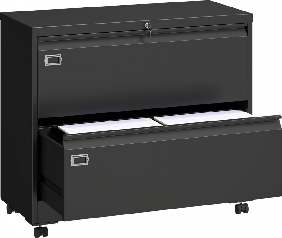 Uzamykatelná kancelářská skříň na dokumenty | černá