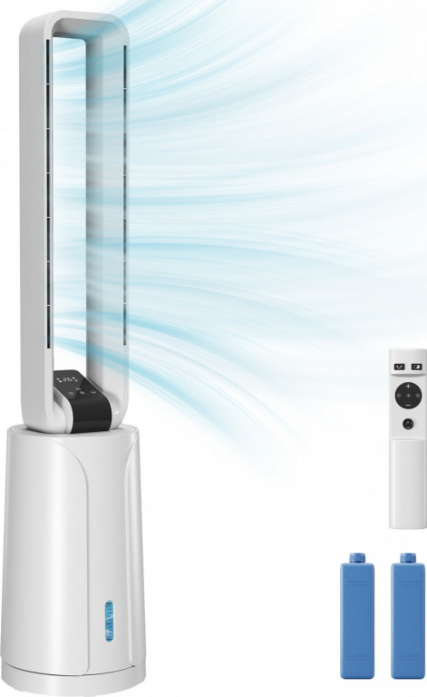 Přenosný zvlhčovač a ventilátor 3 v 1 | bílý