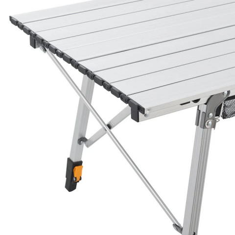 Skládací kempingový stůl | stříbrný č.5