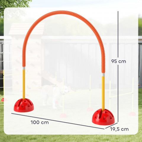 Sada vybavení pro agility psů | žlutá + oranžová č.4