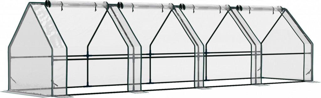 Zahradní fóliovník 360 x 90 x 90 cm | průhledný