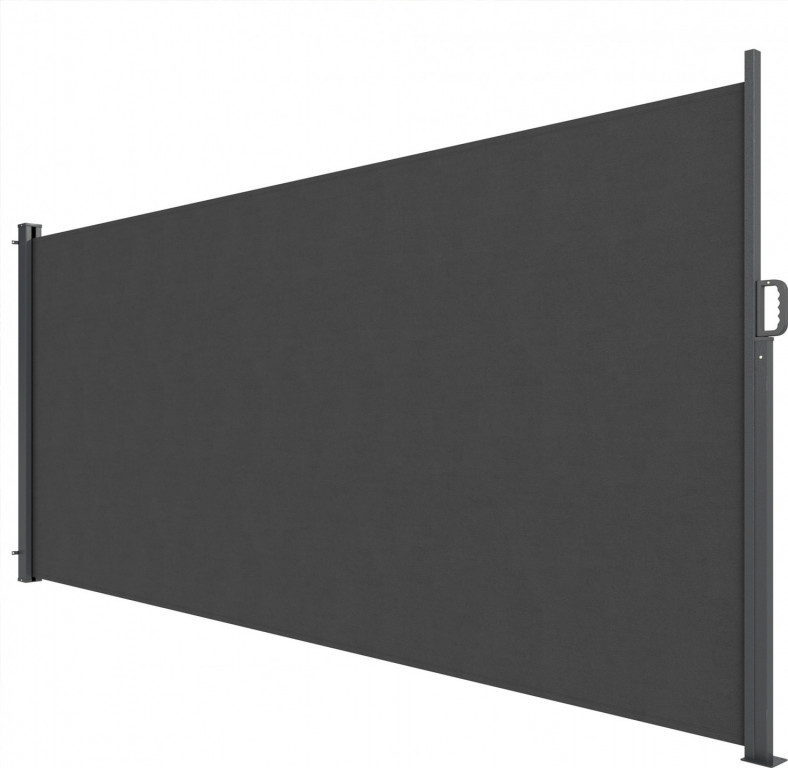 Výsuvná neprůhledná zástěna | tmavě šedá