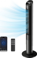 Větrák s dálkovým ovládáním | černý