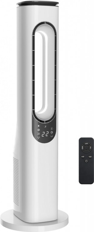 Věžový ventilátor bez rotoru | bílý