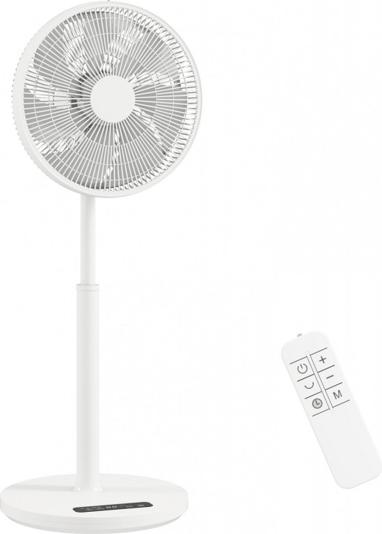 Stojanový ventilátor se režimy | bílý