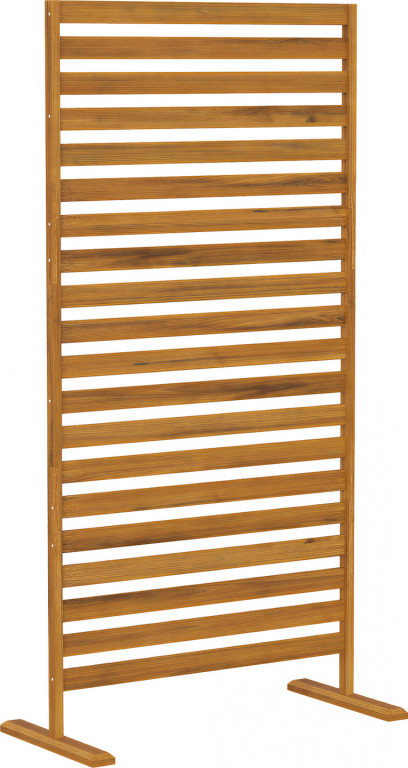Dřevěná zástěna 80 x 170 cm | hnědá