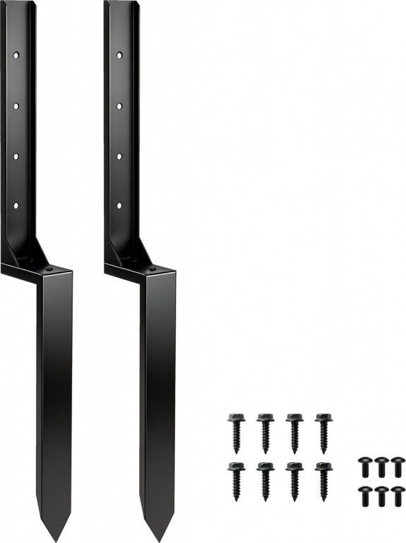 Sada na opravu plotových sloupků | černá