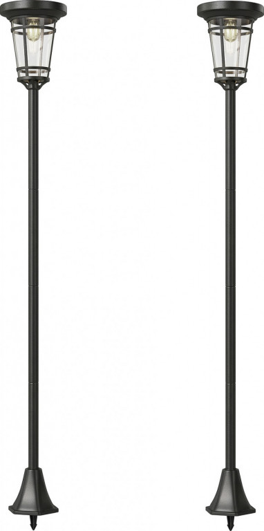 2 solární lucerny | černé