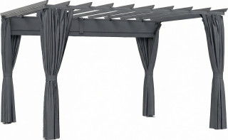 Pergola s nastavitelnou střechou | tmavě šedá