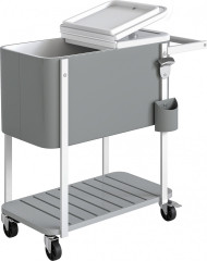 Chladicí vozík s objemem 56 litrů | šedý