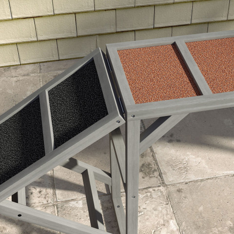 Agility rampa pro psy 325x55x60 cm | šedá č.4