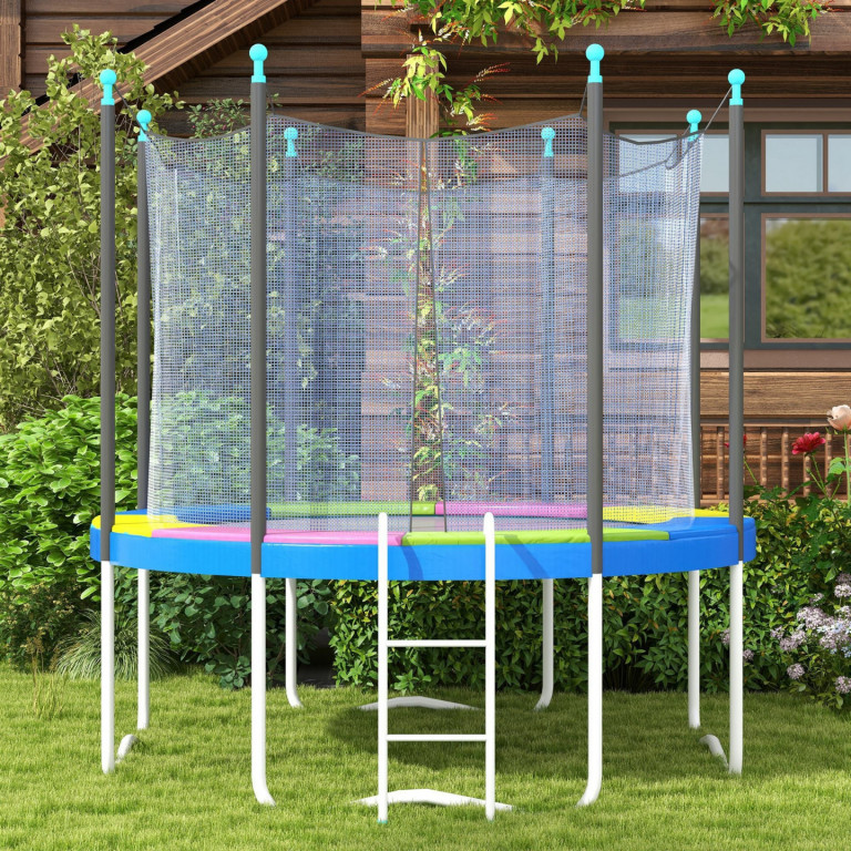 Kryt na okraje trampolíny průměr 244 cm | vícebarevný