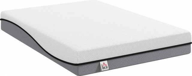 Ergonomická prodyšná matrace z gelové paměťové pěny | šedá č.2