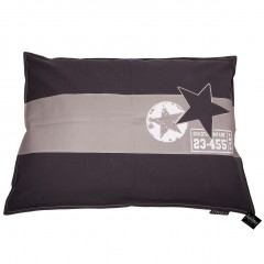 Luxusný vankúš pre psa Lex & Max Star 100 x 70 cm | antracit