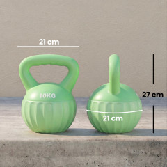 Činka kettlebell 10 kg | zelená č.2