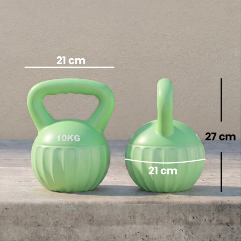Činka kettlebell 10 kg | zelená č.2