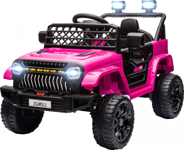 Elektrické autíčko pro děti 4x4 Buggy | černé + růžové č.3